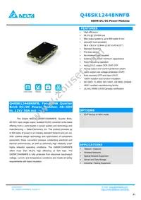 Q48SK12448NNFB Datasheet Cover