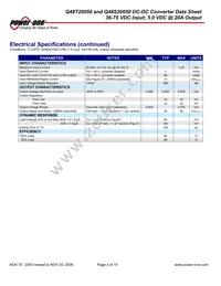 Q48T20050-NAC0G Datasheet Page 3