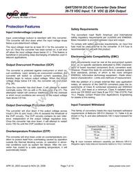 Q48T25018-NBB0 Datasheet Page 7