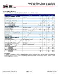 Q48T25033-NBB0 Datasheet Page 2