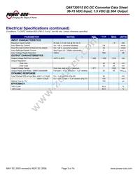 Q48T30015-NBB0 Datasheet Page 3