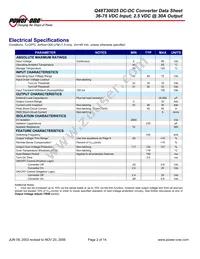 Q48T30025-NDB0 Datasheet Page 2