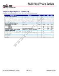 Q48T30025-NDB0 Datasheet Page 3