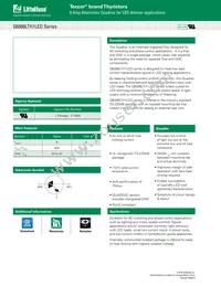 Q6008LTH1LED Datasheet Cover