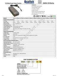 QADA-120-12-1442 Datasheet Cover