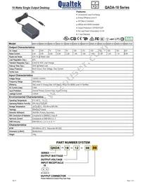 QADA-18-5-0802 Datasheet Cover