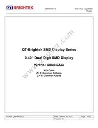 QBDS400R Datasheet Cover