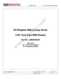 QBDS560R Datasheet Cover