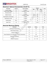 QBED8340 Datasheet Page 4