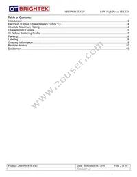 QBHP684-IR4BU Datasheet Page 2
