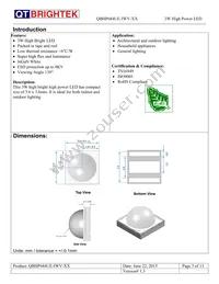 QBHP684UE-IWV-WW Datasheet Page 3