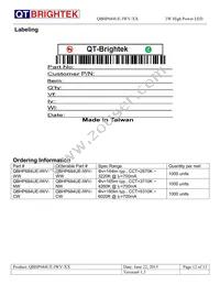 QBHP684UE-IWV-WW Datasheet Page 12