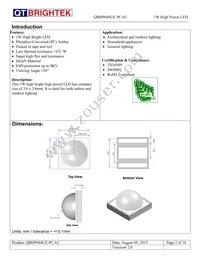 QBHP684UE-PCAU Datasheet Page 3