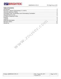 QBHP684UE-PCAV Datasheet Page 2