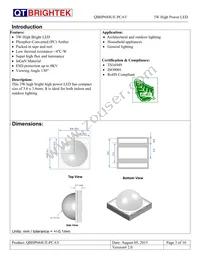 QBHP684UE-PCAV Datasheet Page 3