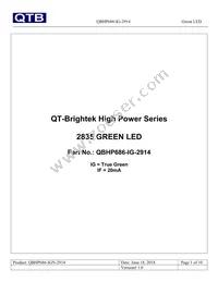 QBHP686-IG-2914 Datasheet Cover