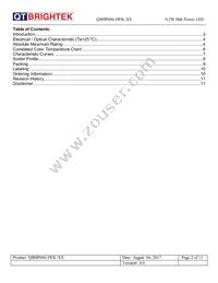 QBHP686-IWK-NW Datasheet Page 2