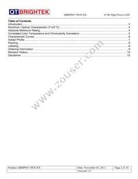 QBHP687-IWH-WW Datasheet Page 2