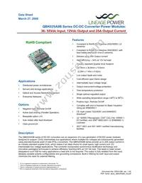 QBK025A0B1 Datasheet Cover