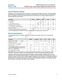 QBK025A0B1 Datasheet Page 2