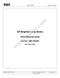 QBL7O30C Datasheet Cover