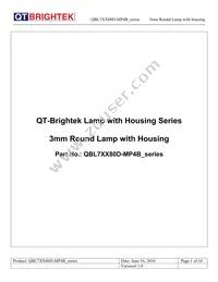 QBL7YG80D-MP4B Datasheet Cover