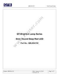 QBL8SA15C Datasheet Cover