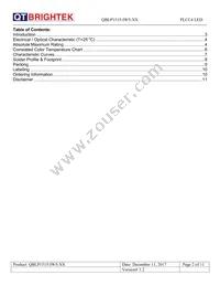QBLP1515-IW5-CW Datasheet Page 2