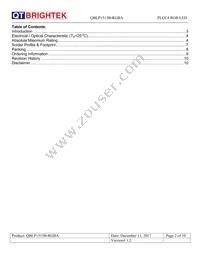 QBLP1515B-RGBA Datasheet Page 2