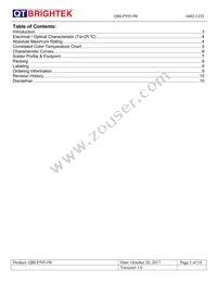 QBLP595-IW Datasheet Page 2