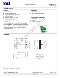 QBLP600-RGB-2897 Datasheet Page 3