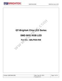 QBLP600-RIB Datasheet Cover