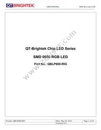 QBLP600-RIG Datasheet Cover