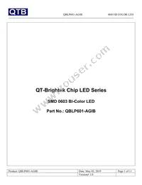 QBLP601-AGIB Datasheet Cover