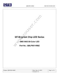 QBLP601-RIBZ Datasheet Cover