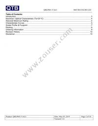 QBLP601-YAG1 Datasheet Page 2