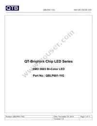 QBLP601-YIG Datasheet Cover