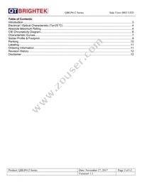 QBLP612-IG Datasheet Page 2