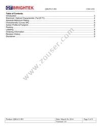 QBLP613-IR1 Datasheet Page 2