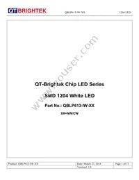 QBLP613-IW-CW Datasheet Cover