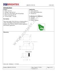 QBLP613-IW-CW Datasheet Page 3