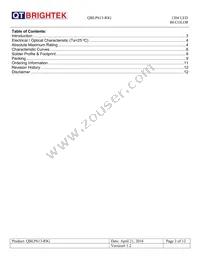 QBLP613-RIG Datasheet Page 2