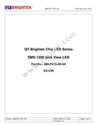 QBLP615-IW-CW Datasheet Cover