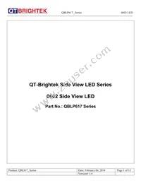 QBLP617-AG Datasheet Cover