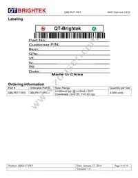 QBLP617-IW5 Datasheet Page 9