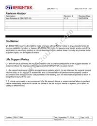 QBLP617-YG Datasheet Page 9