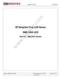 QBLP631-S Datasheet Cover