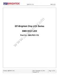 QBLP631-YG Datasheet Cover