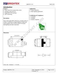 QBLP631-YG Datasheet Page 3