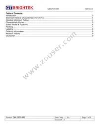 QBLP650-IR3 Datasheet Page 2